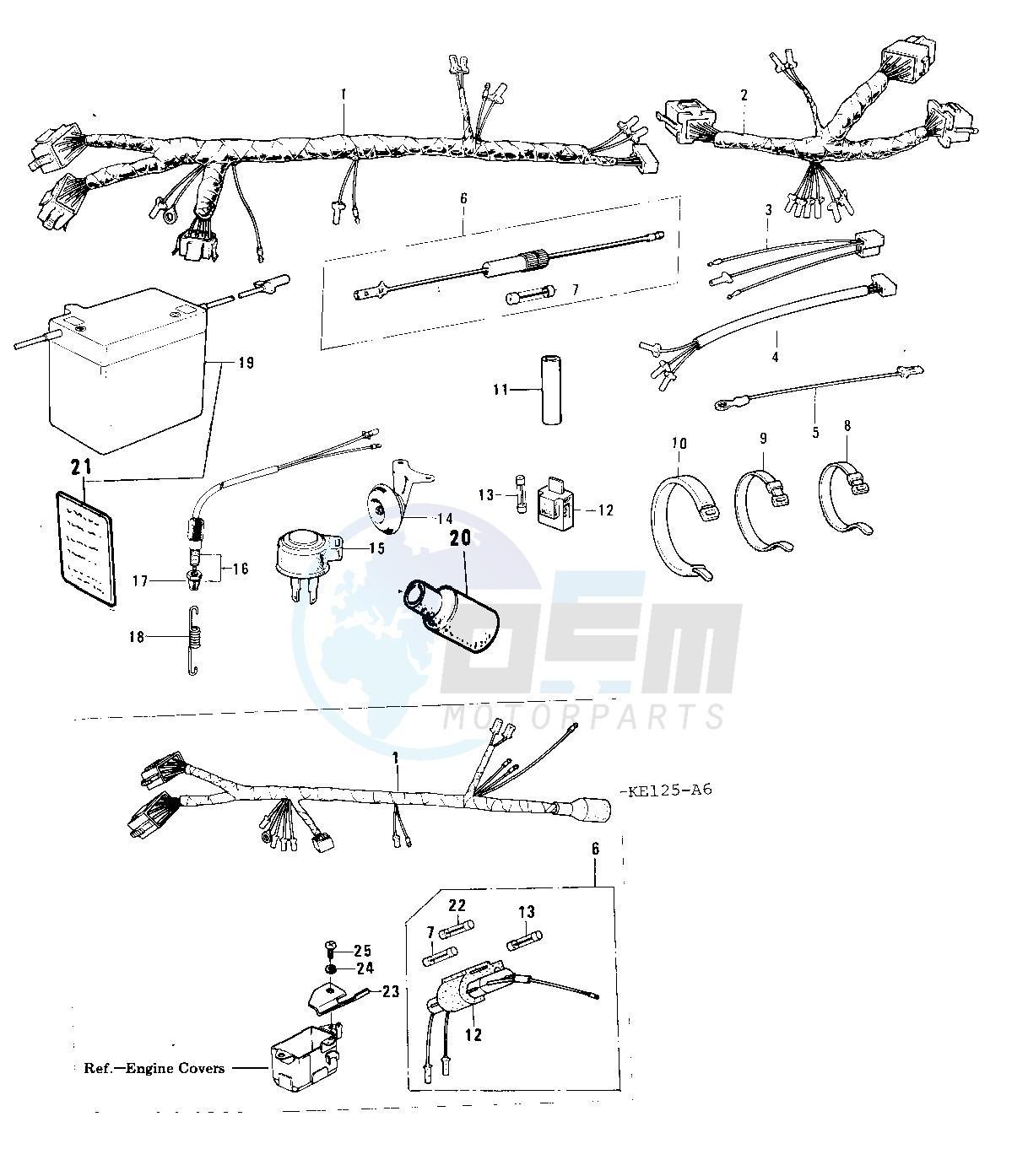 CHASSIS ELECTRICAL EQUIPMENT -- 76-79- - blueprint