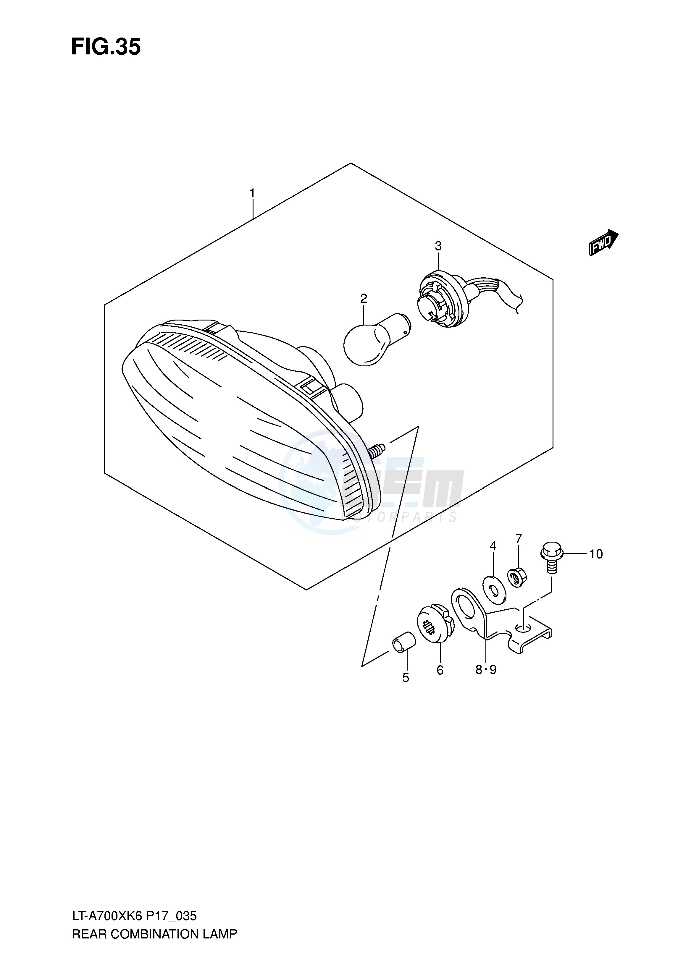 REAR COMBINATION LAMP (P24) image