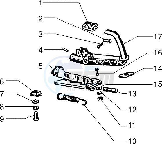 Brake pedal blueprint