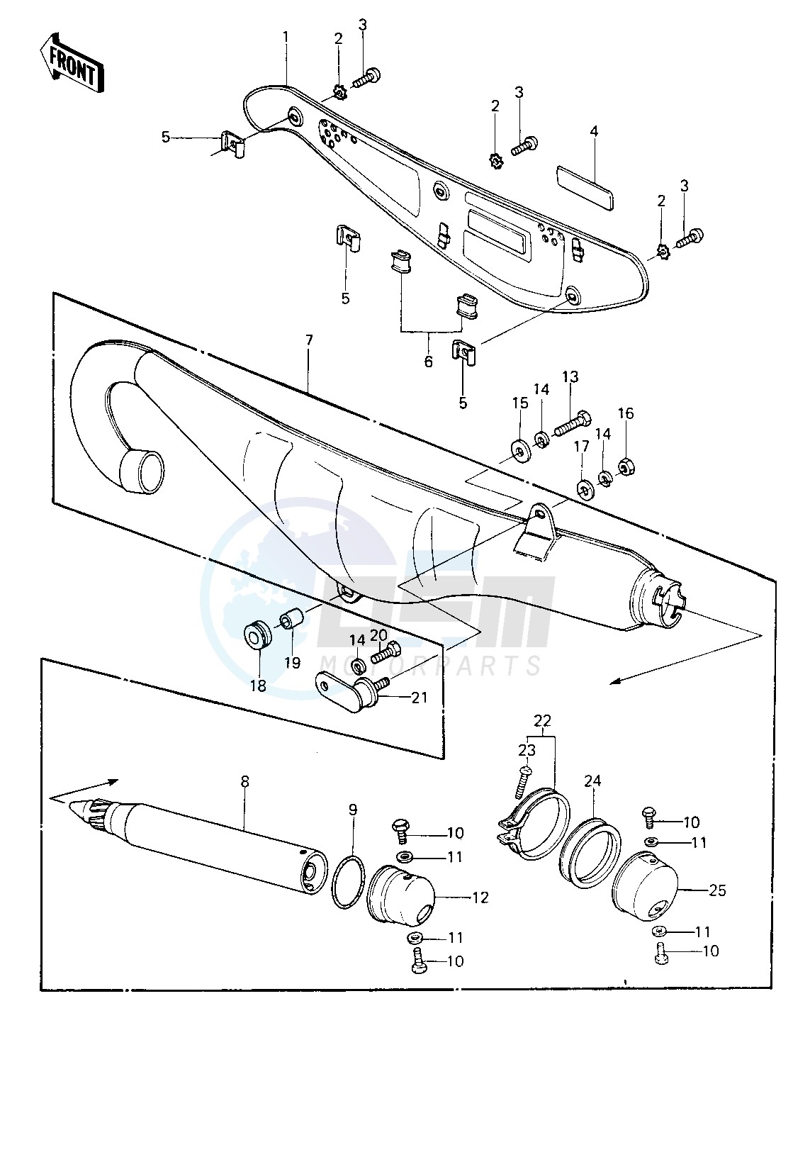 MUFFLER -- KE250-B1_B2- - image