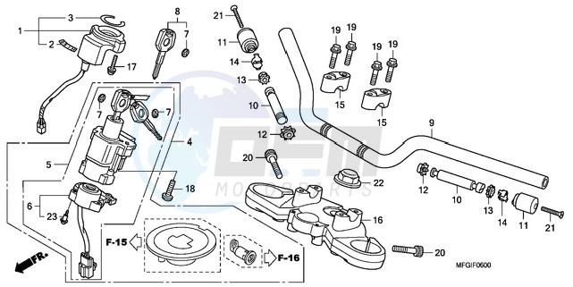 HANDLE PIPE/TOP BRIDGE image