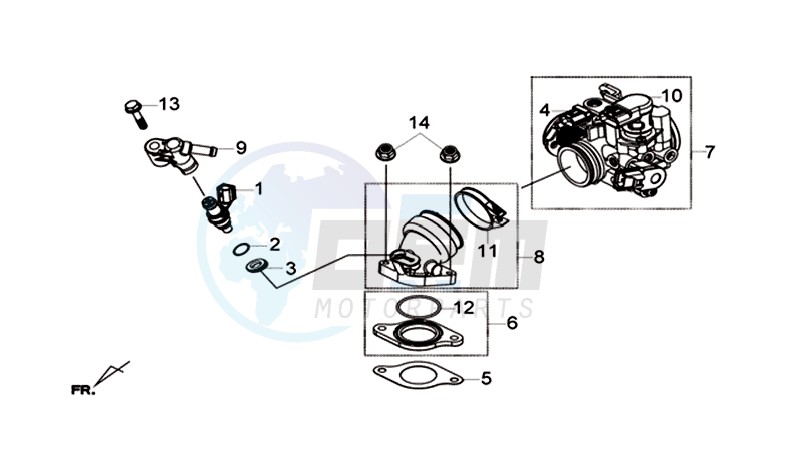 INLET /  FUEL INJECTOR /  THROTTLE image