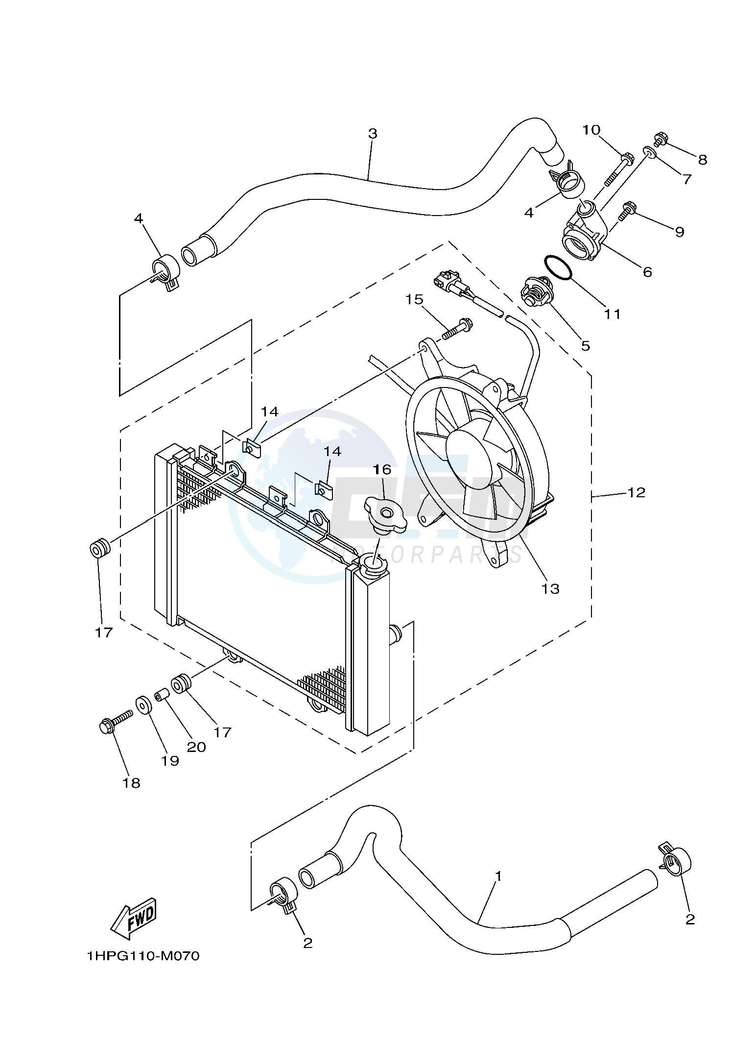 RADIATOR & HOSE image