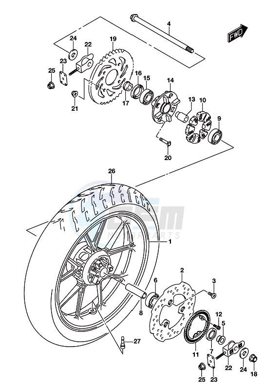 REAR WHEEL image