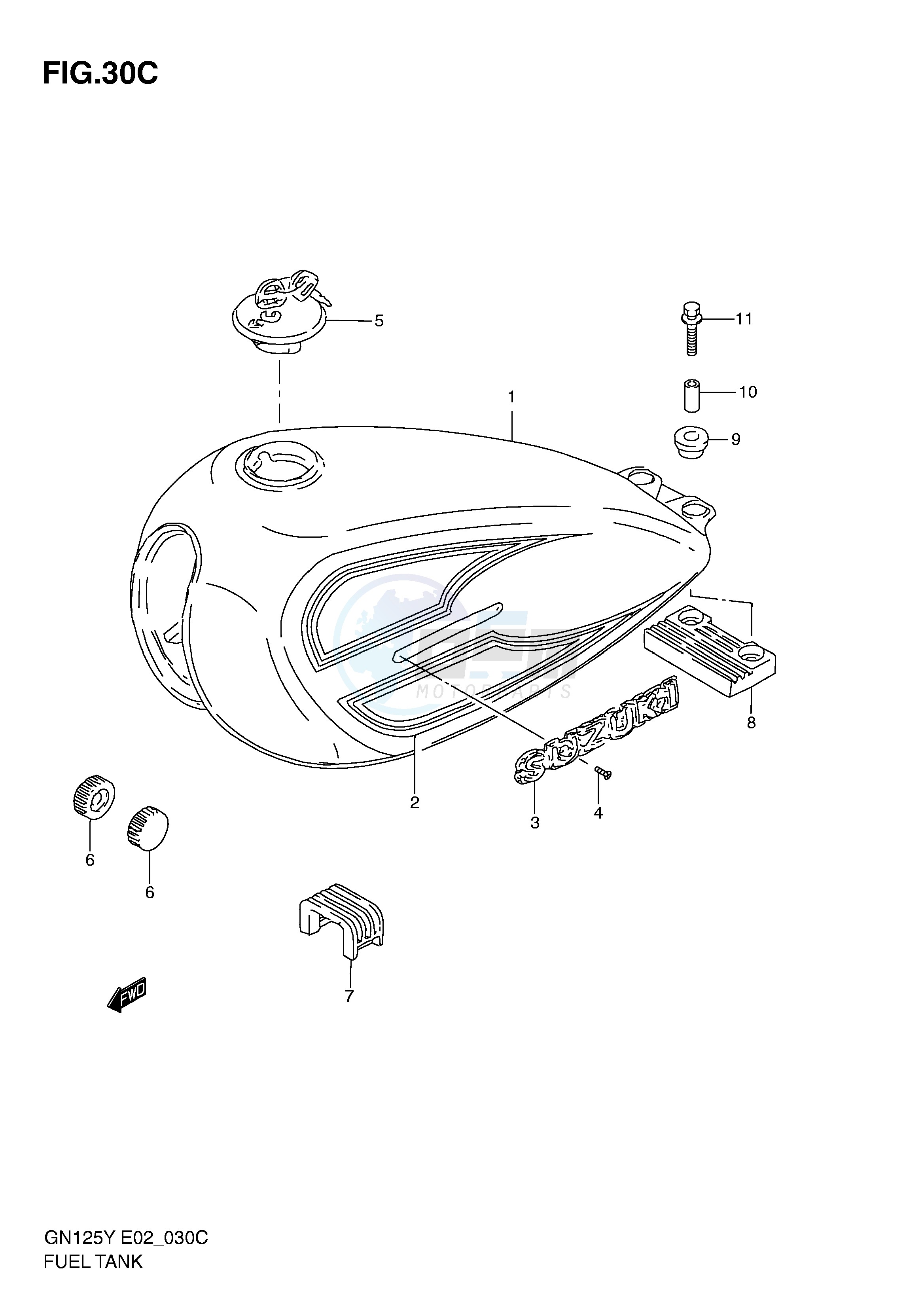 FUEL TANK (MODEL K1) image