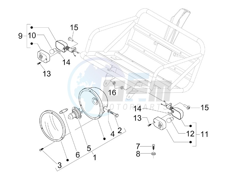 Front headlamps - Turn signal lamps image