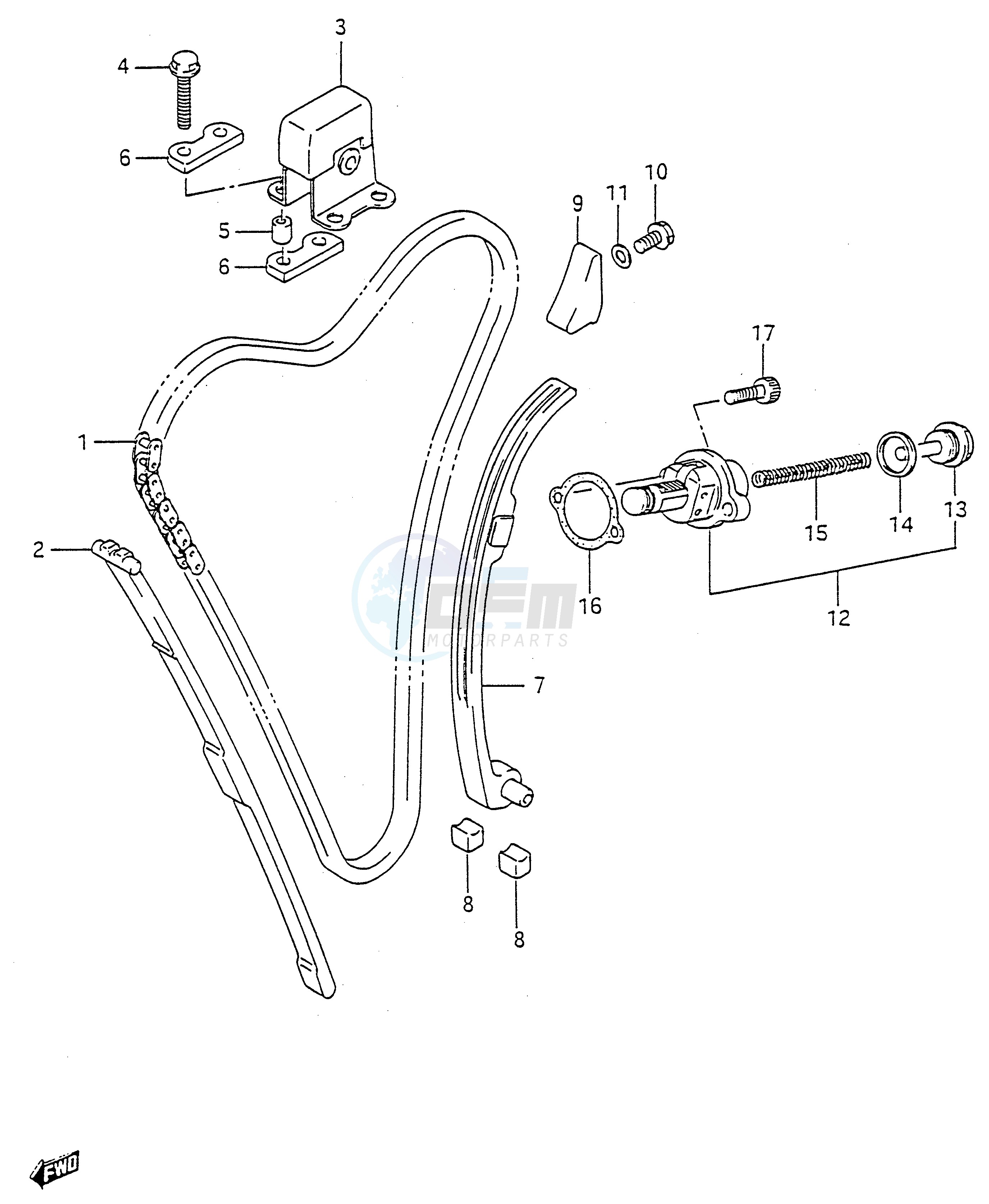 CAM CHAIN (MODEL J K L M N P R S) image