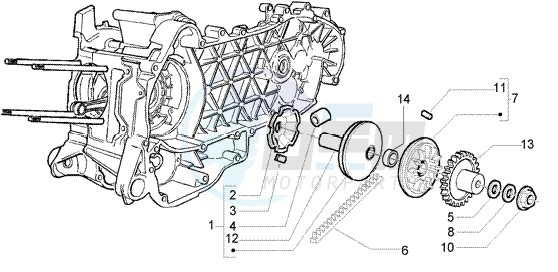 Driving half pulley image