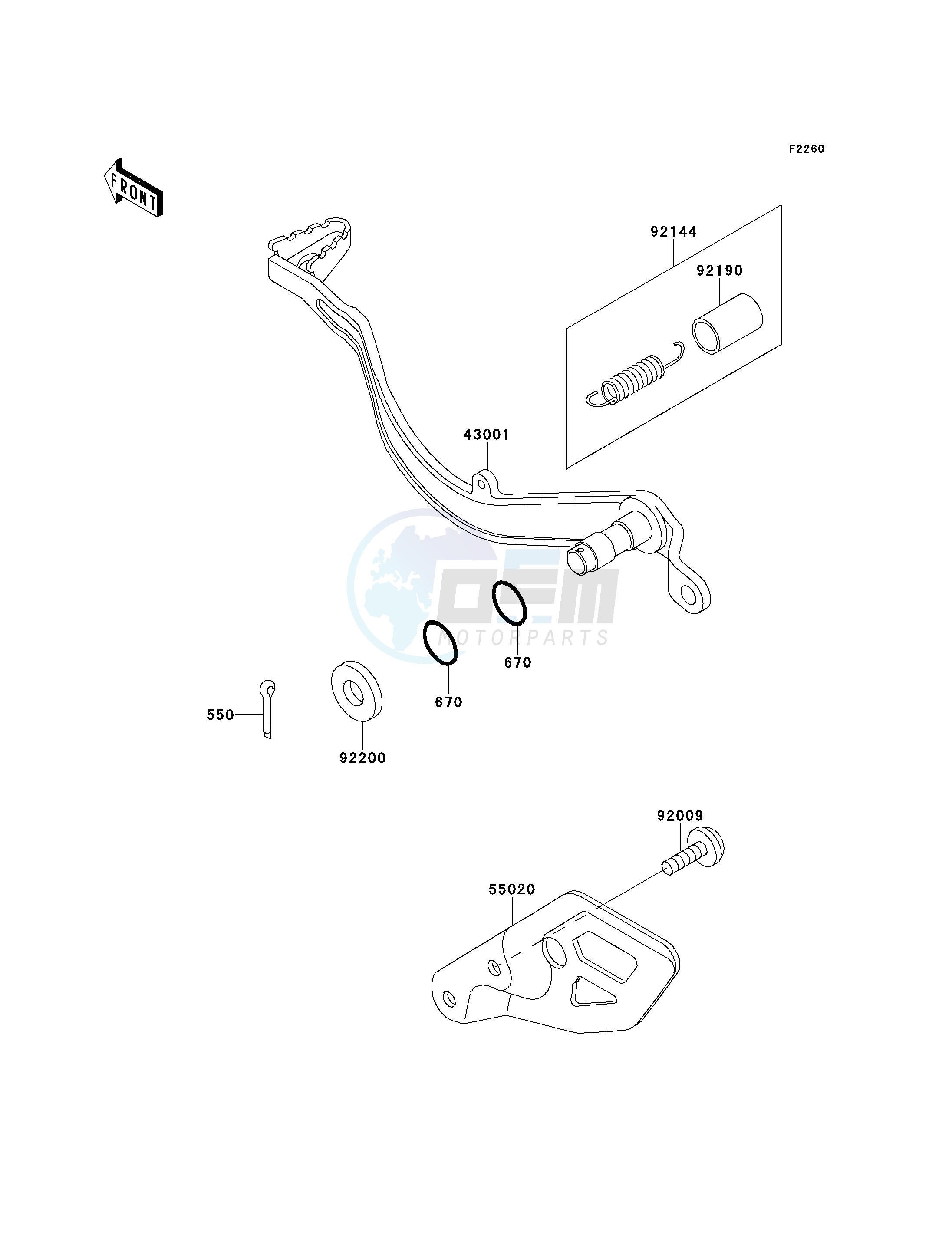 BRAKE PEDAL image