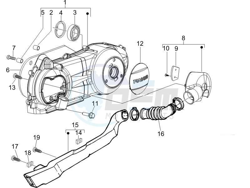 Crankcase cover - Crankcase cooling image