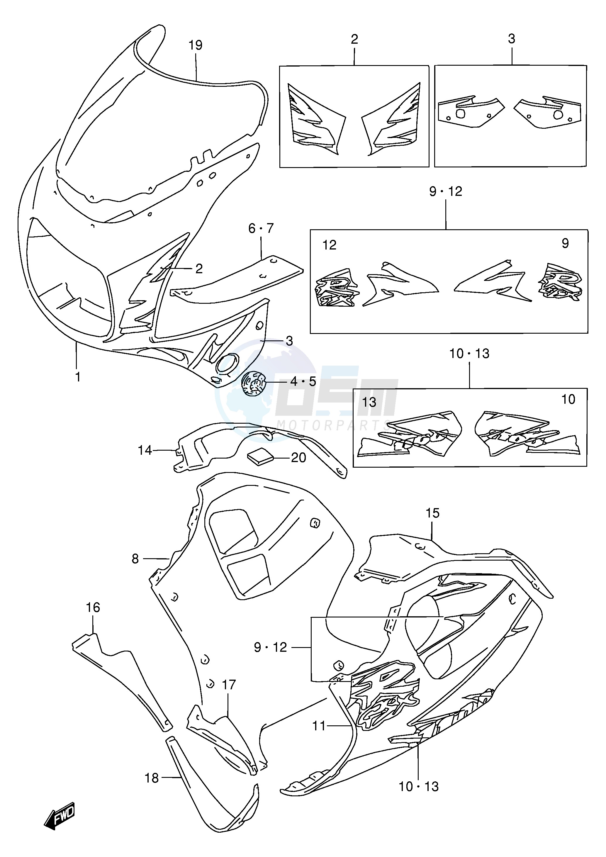 COWLING BODY (MODEL S) image