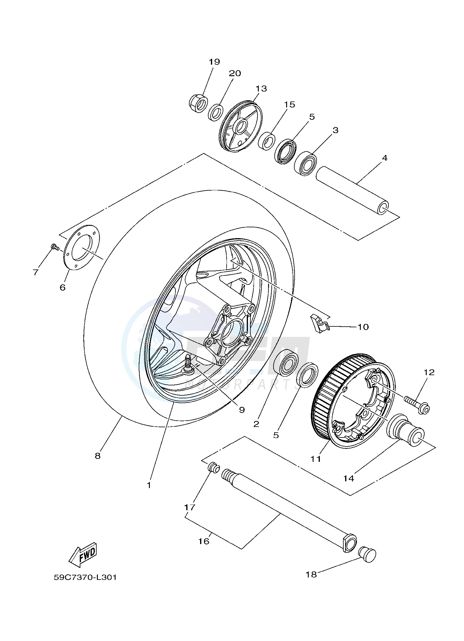 REAR WHEEL image