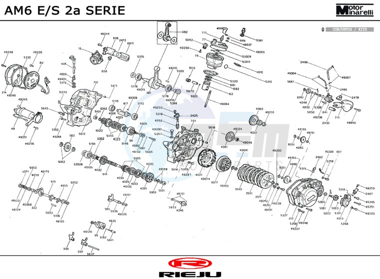 ENGINE  AMS6 ES 2a Serie blueprint