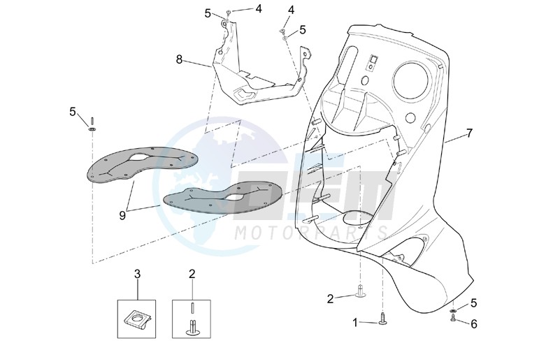 Front body - Shield blueprint