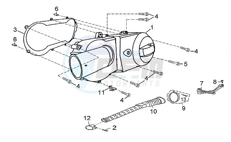 LH Semi-crankcase image