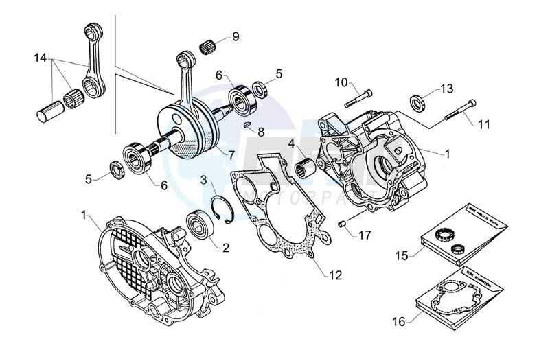 Crank-case-Connect.rod group image