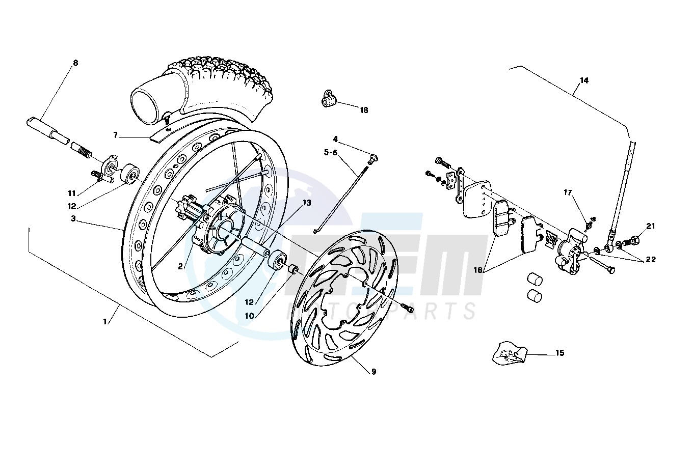 Front wheel image