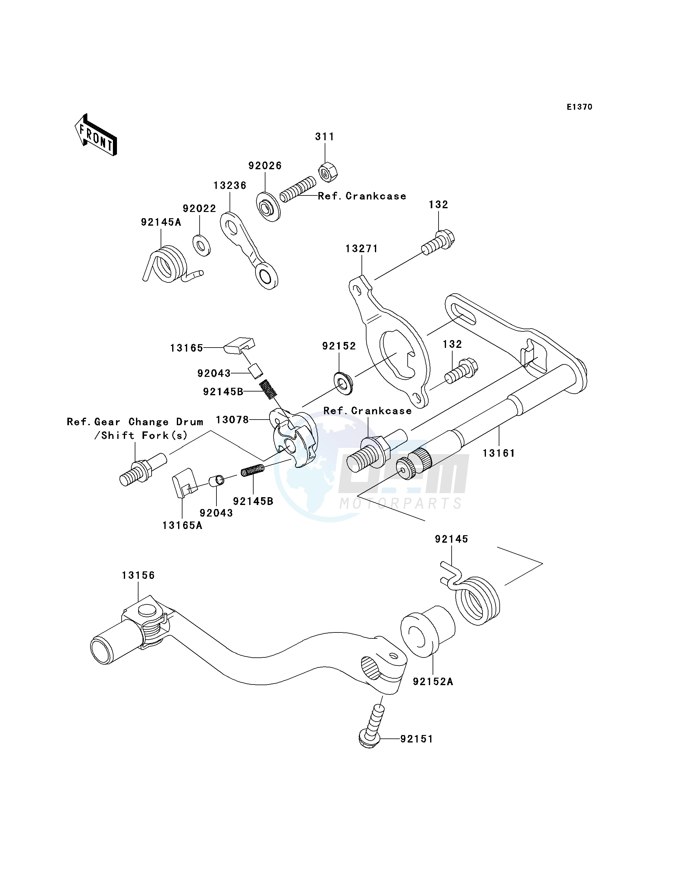 GEAR CHANGE MECHANISM image