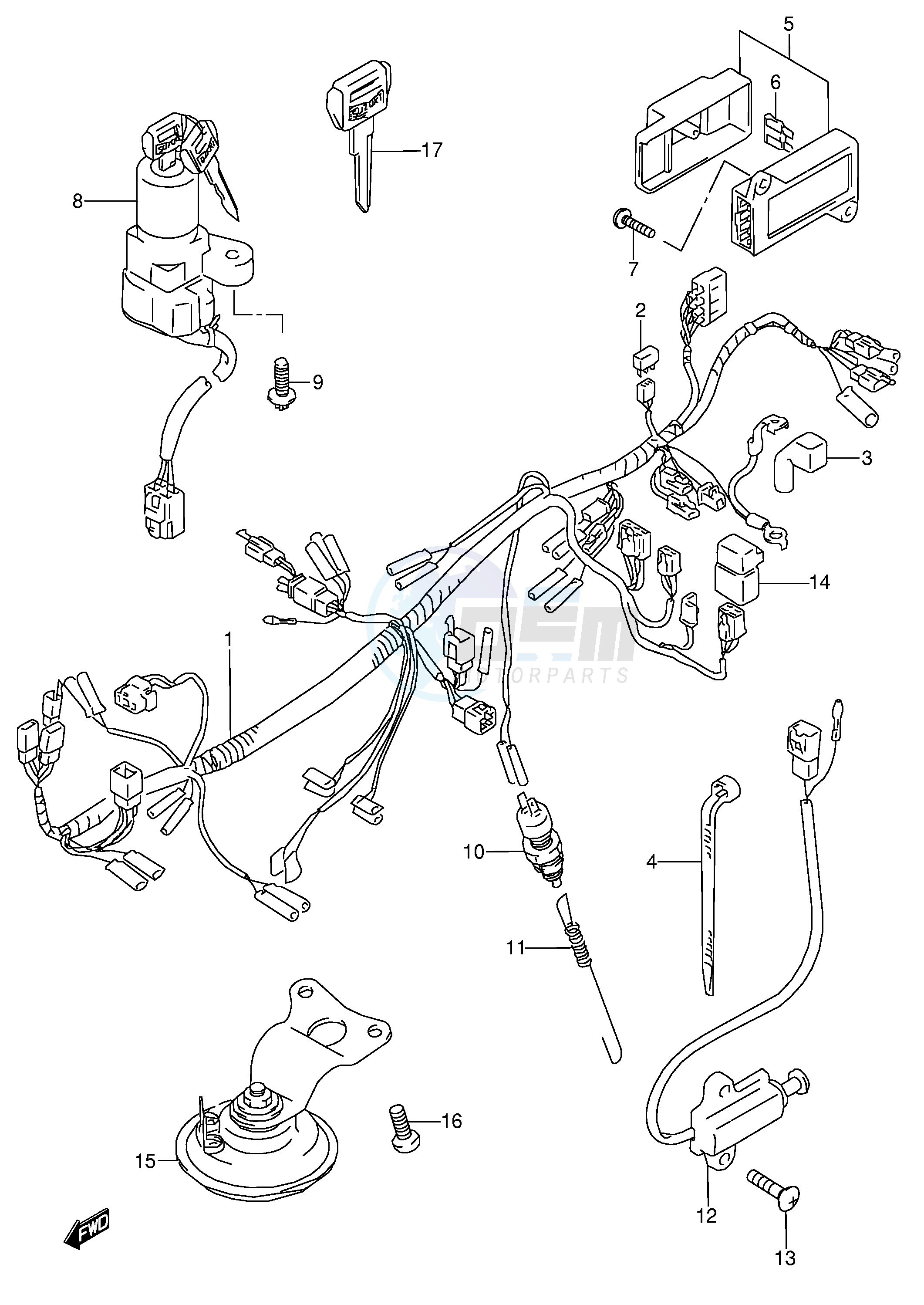 WIRING HARNESS (MODEL S) image