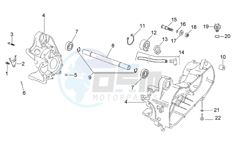 Central crank - Case set image