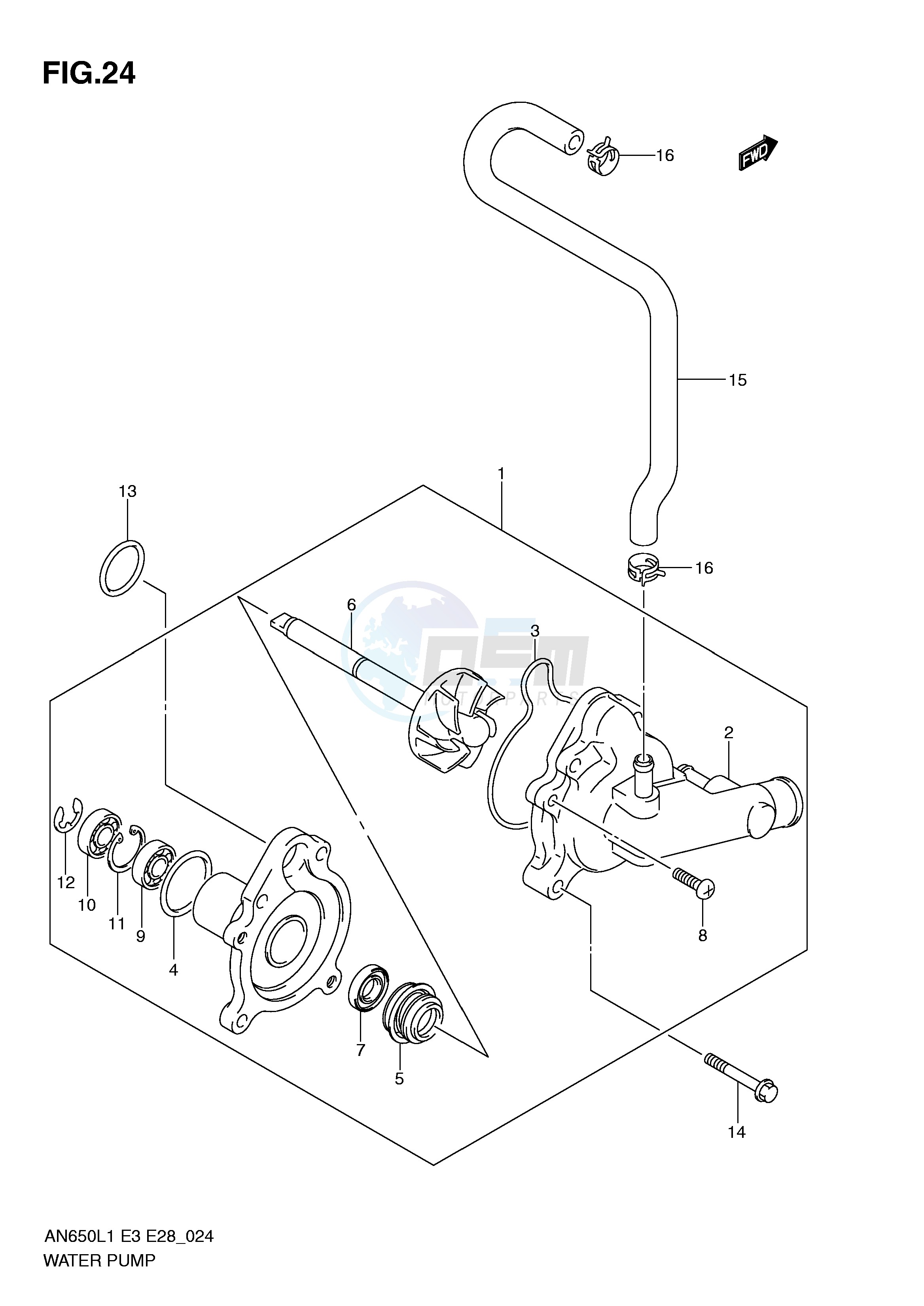 WATER PUMP image