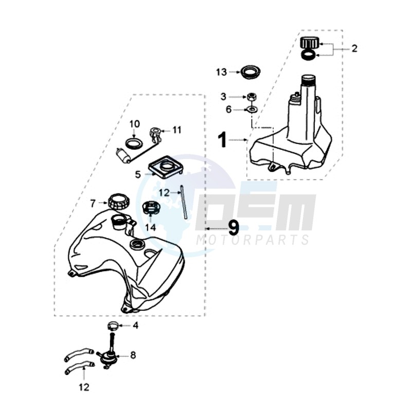 TANK AND FUEL PUMP image