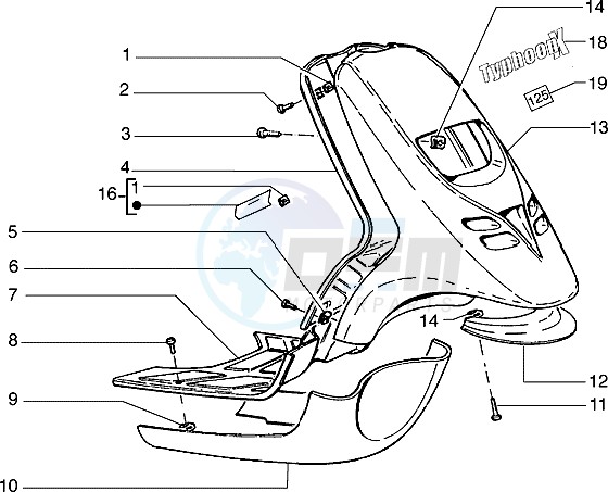 Front shield-Footboard-Spoiler image