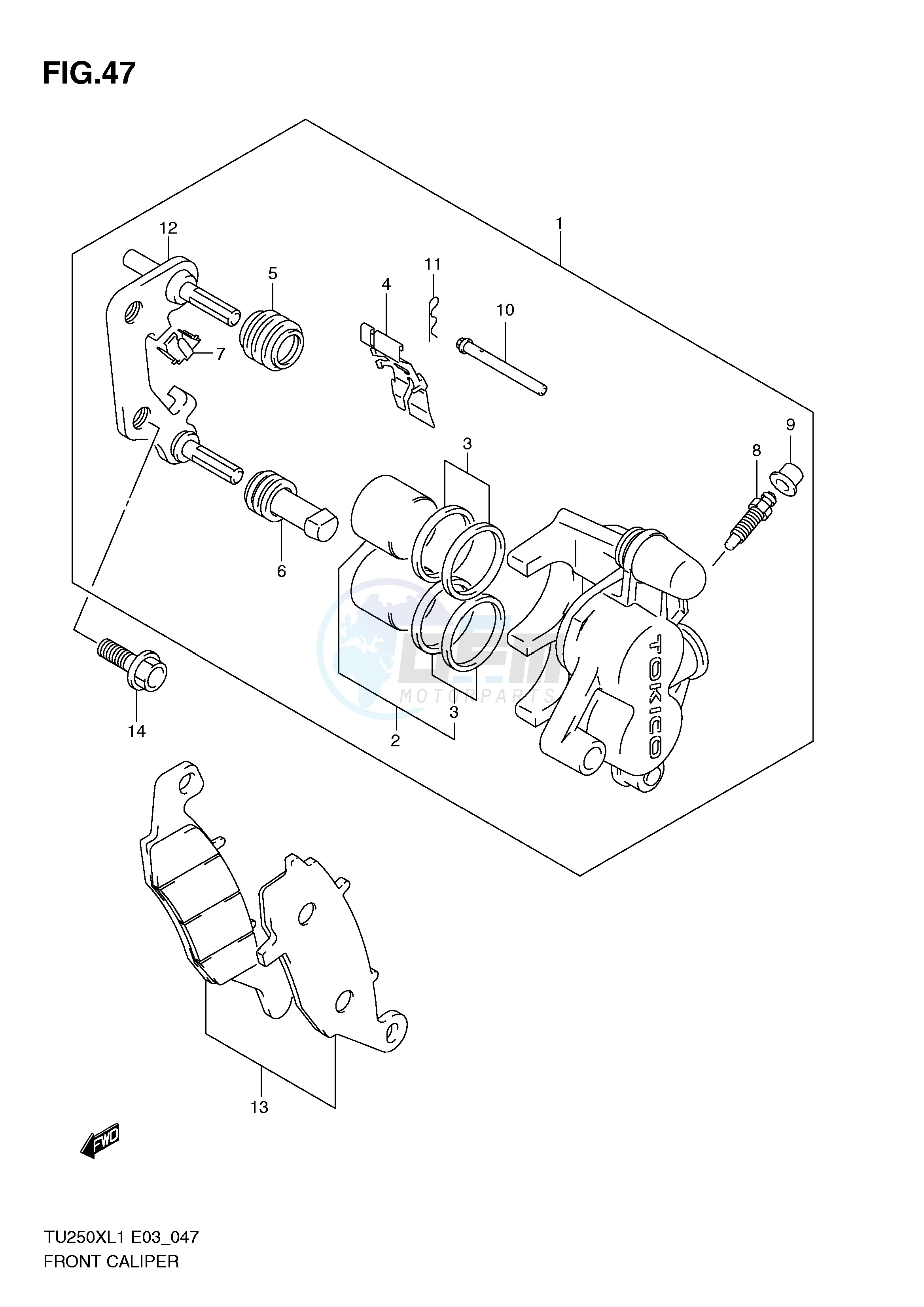 FRONT CALIPER image