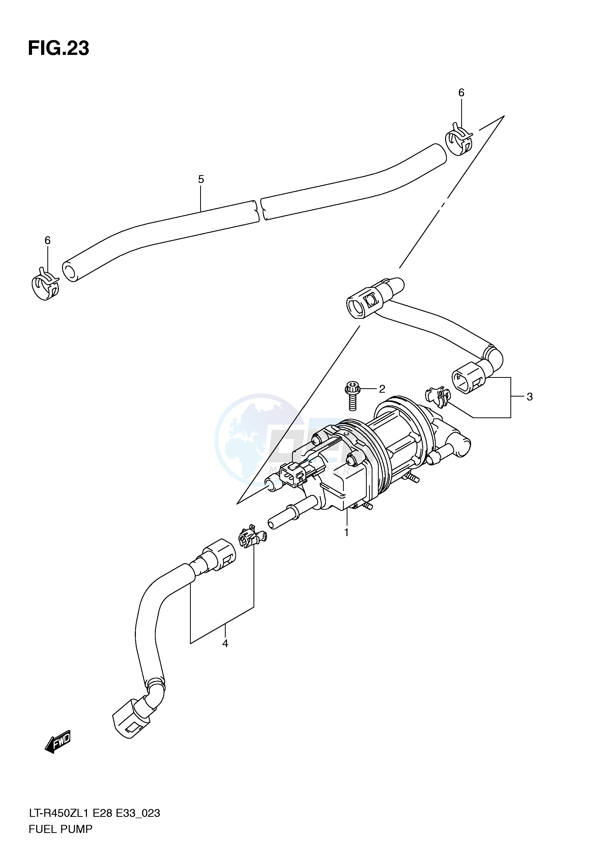 FUEL PUMP (LT-R450L1 E33) blueprint