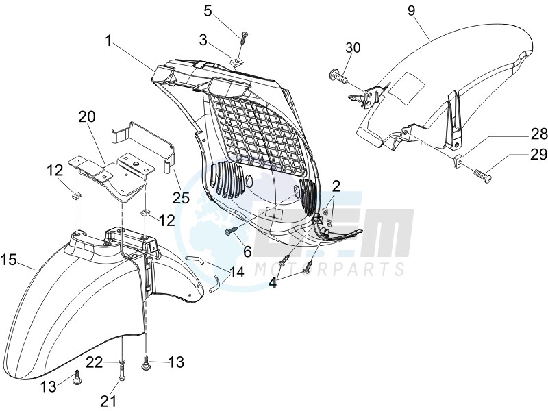 Wheel housing - Mudguard image