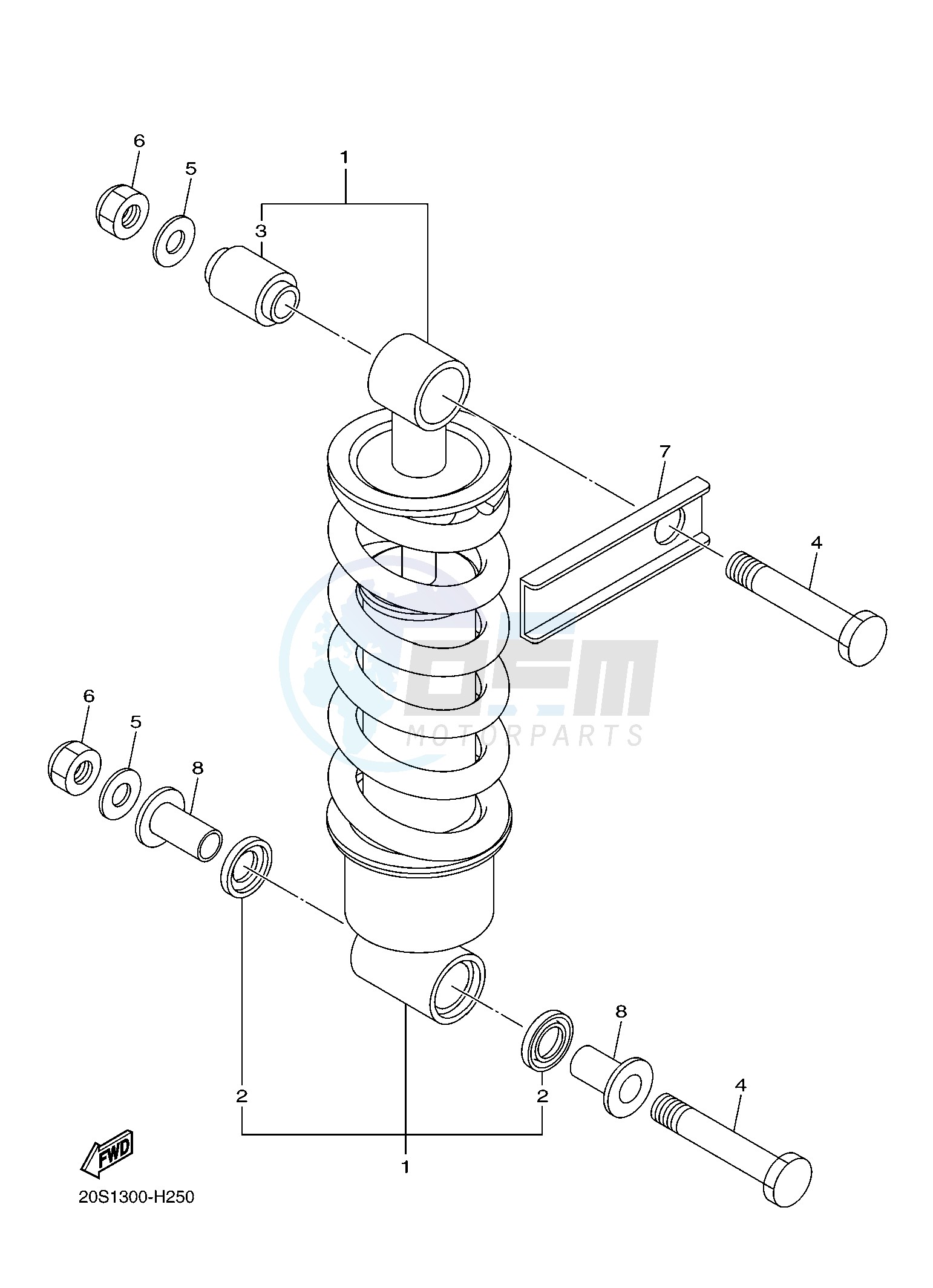 REAR SUSPENSION blueprint