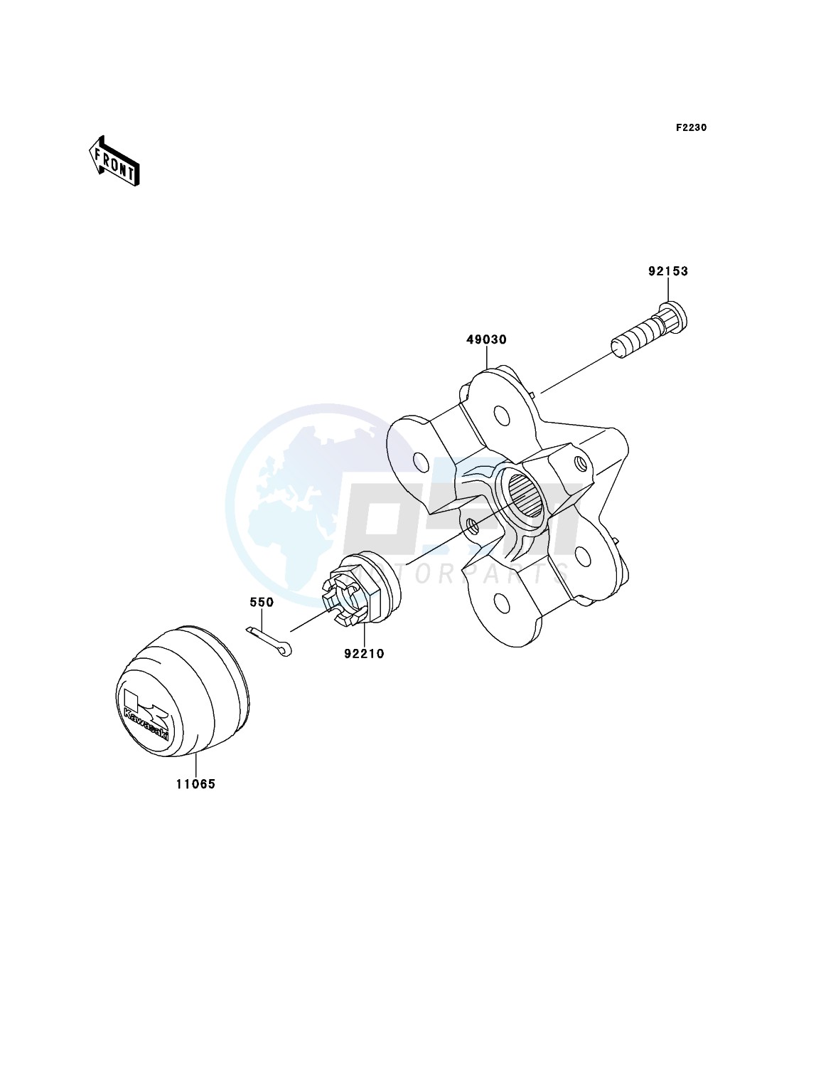 Front Hub blueprint