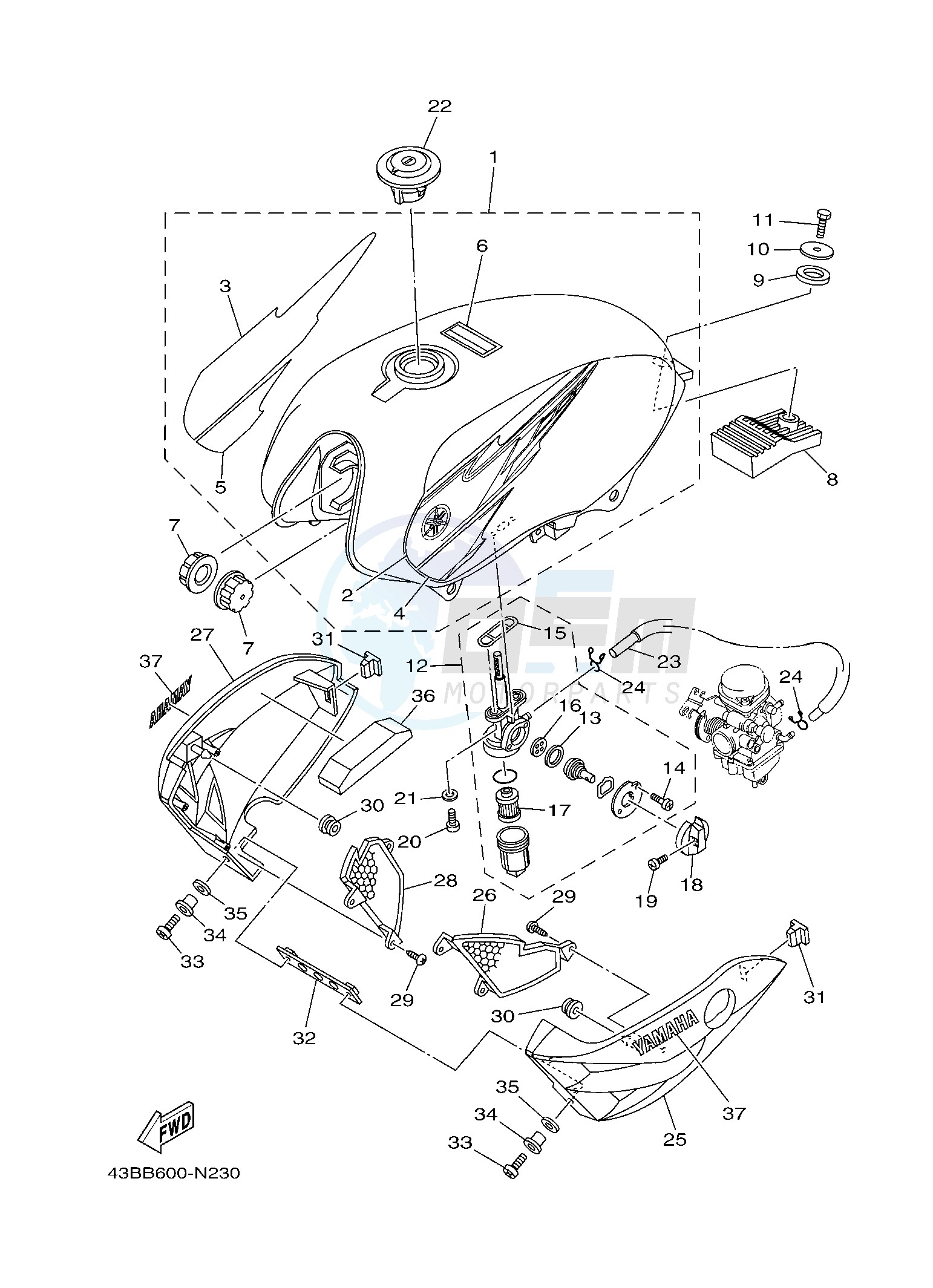 FUEL TANK image