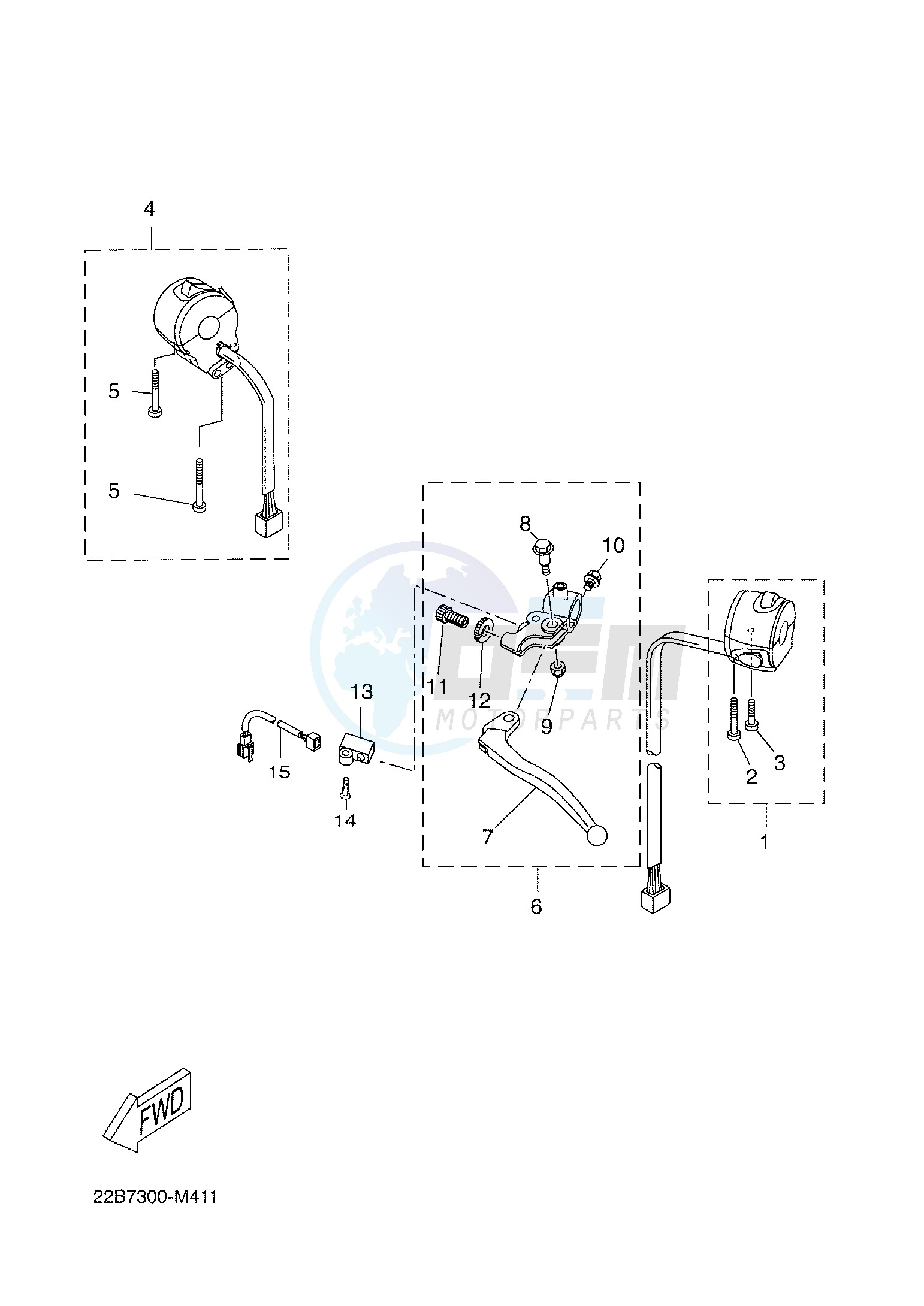 HANDLE SWITCH & LEVER image