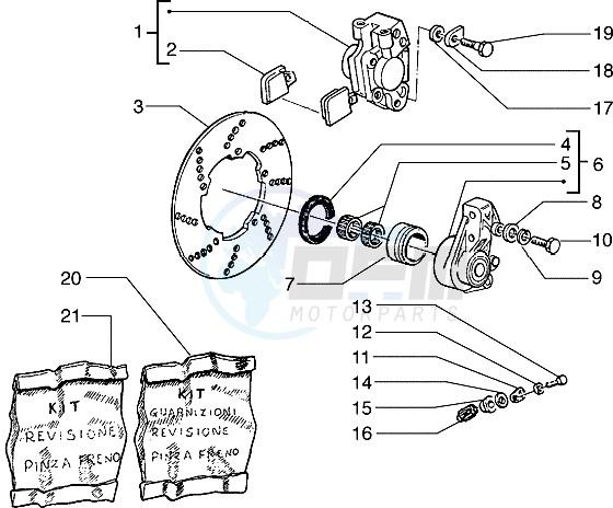 Brake caliper - Brake disc image