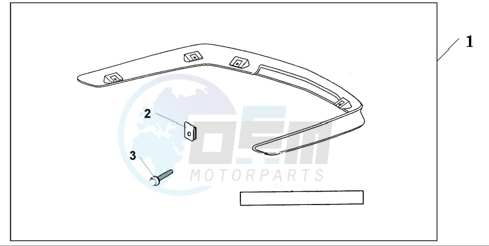 TRUNK LOWER SPOILER (NH496M)9P image