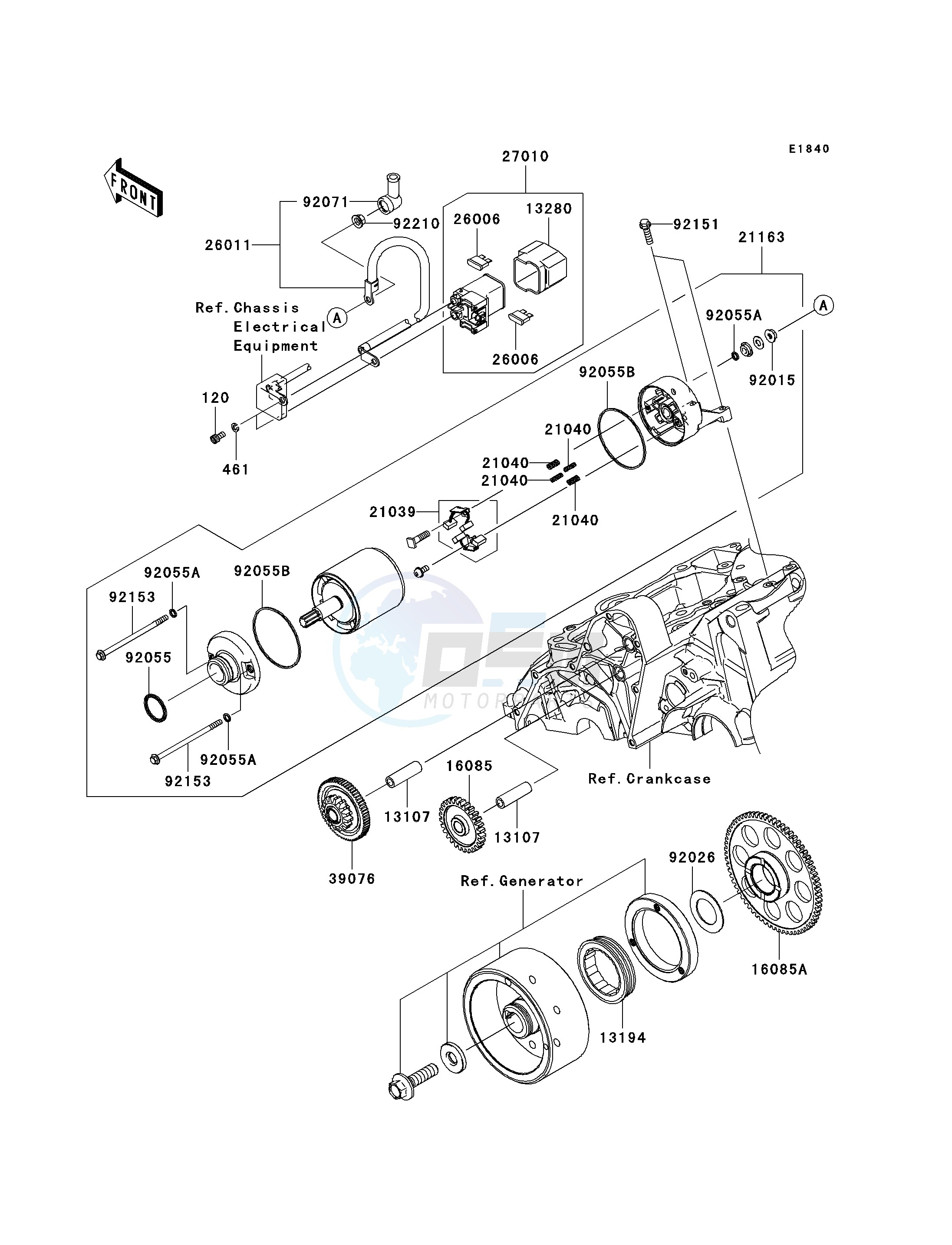 STARTER MOTOR blueprint