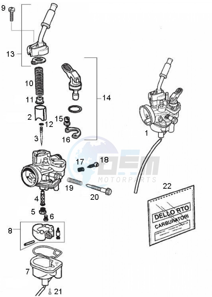 Carburetor 2009 (Positions) image