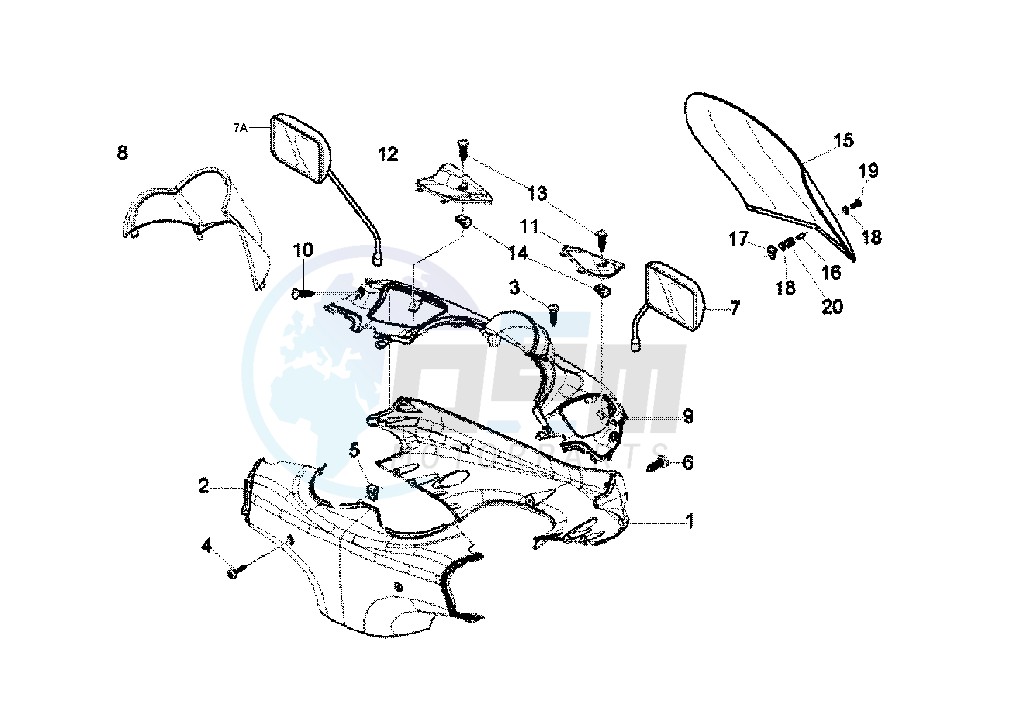 Handlebar shell blueprint