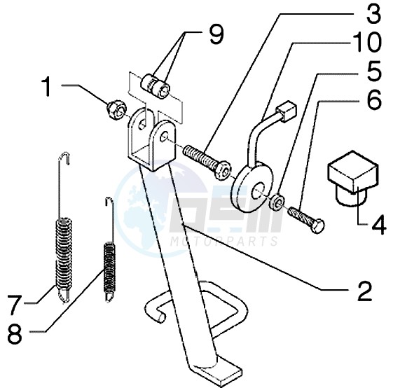 Side stand blueprint