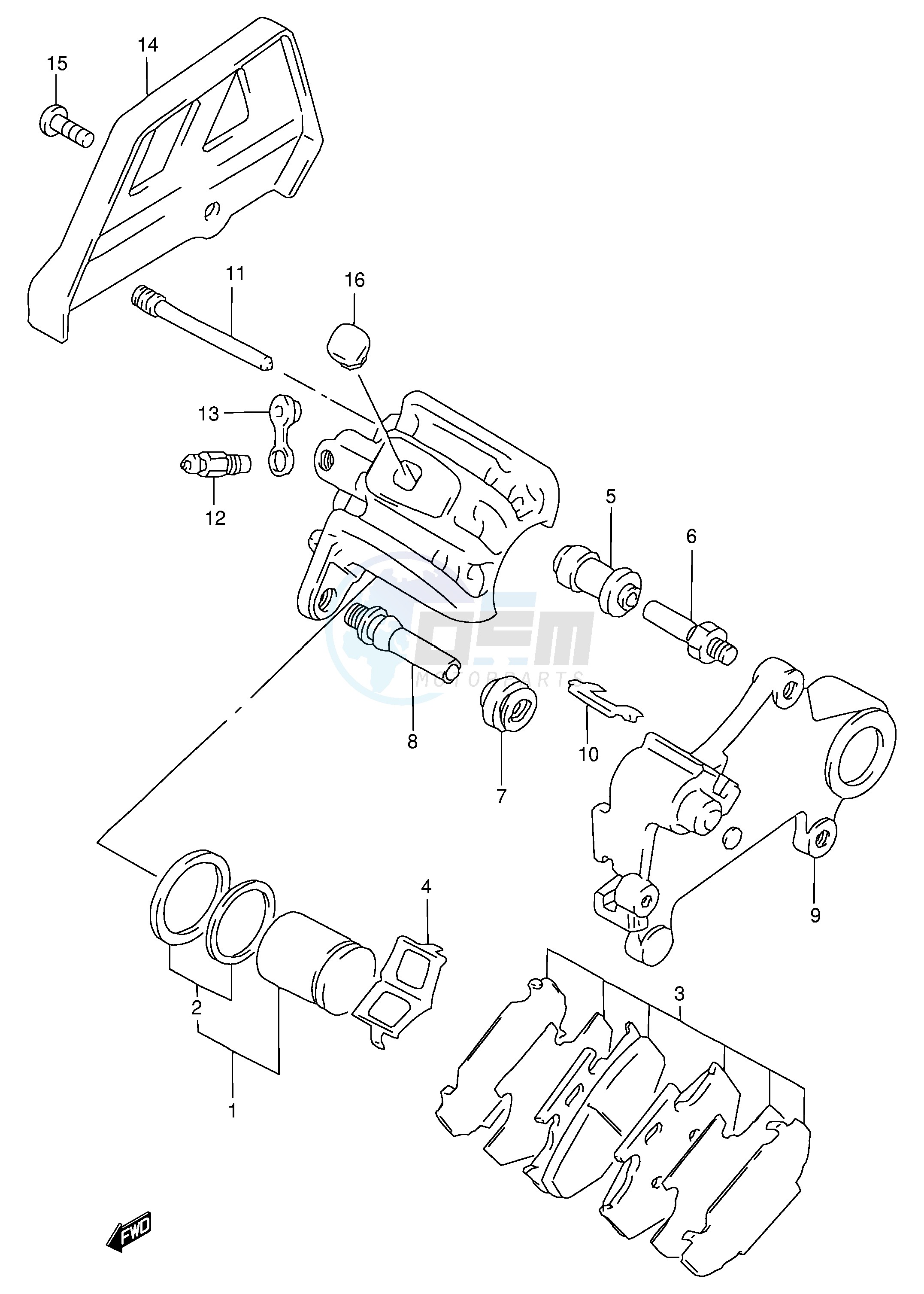 REAR CALIPER image