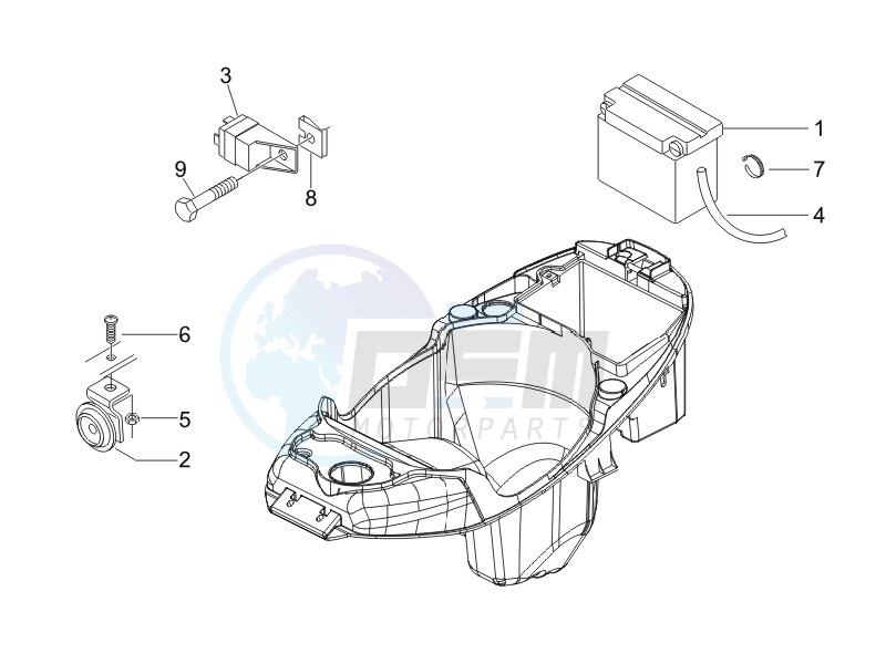 Remote control switches - Battery - Horn image