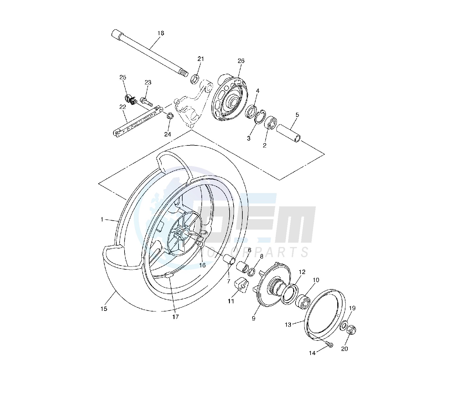 REAR WHEEL image