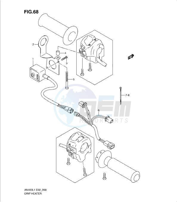 GRIP HEATER (AN400ZAL1 E2) image