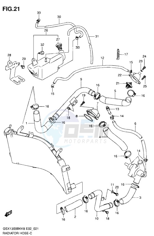 RADIATOR HOSE image