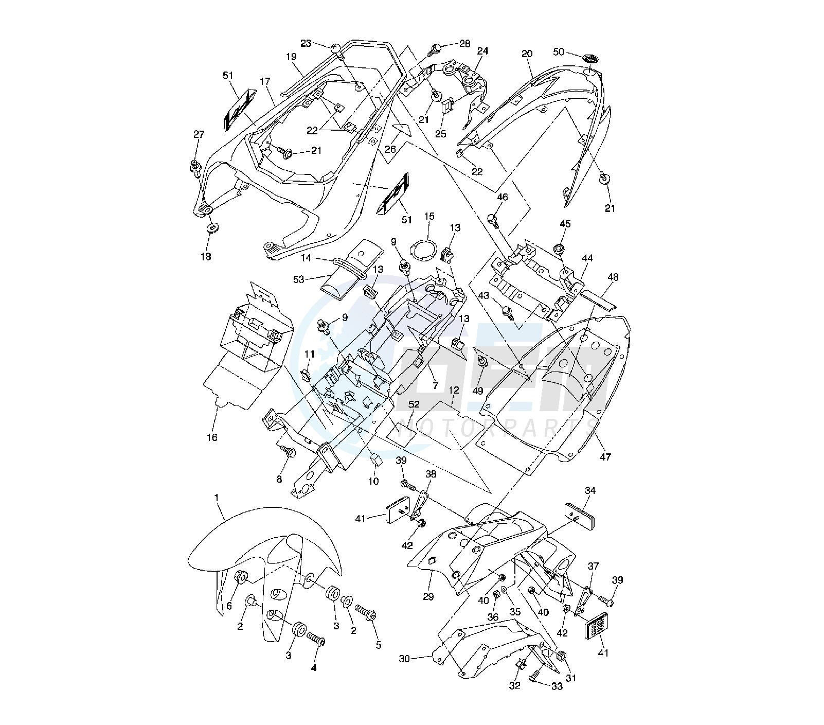 FENDER SMX  SM1 blueprint