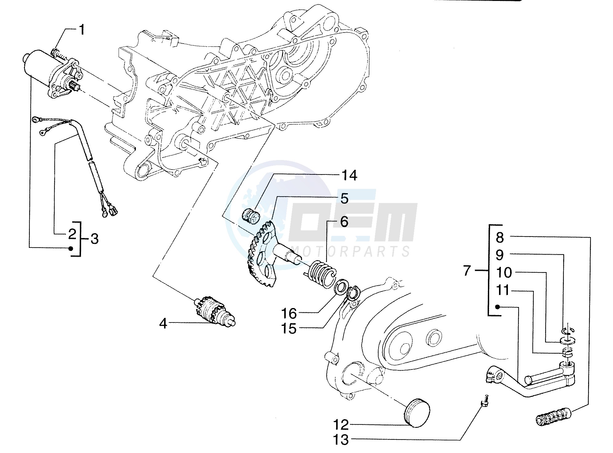 Starter motor image