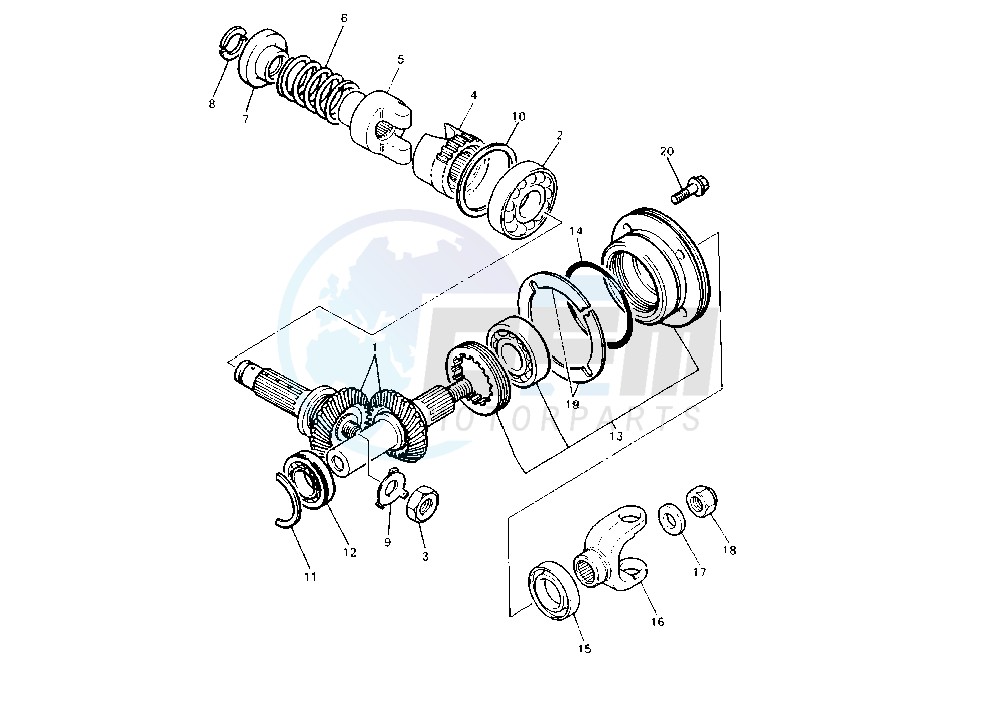 MIDDLE DRIVE GEAR image