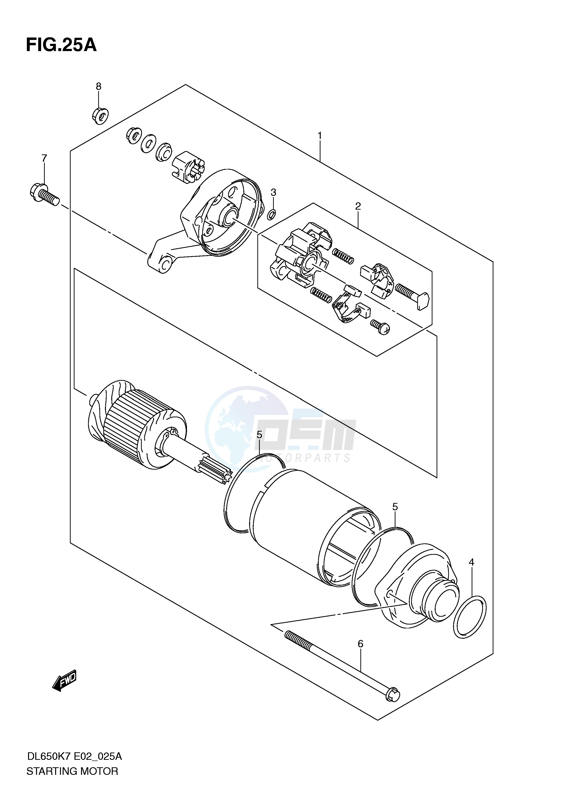 STARTING MOTOR (MODEL K9 P37,MODEL L0) blueprint