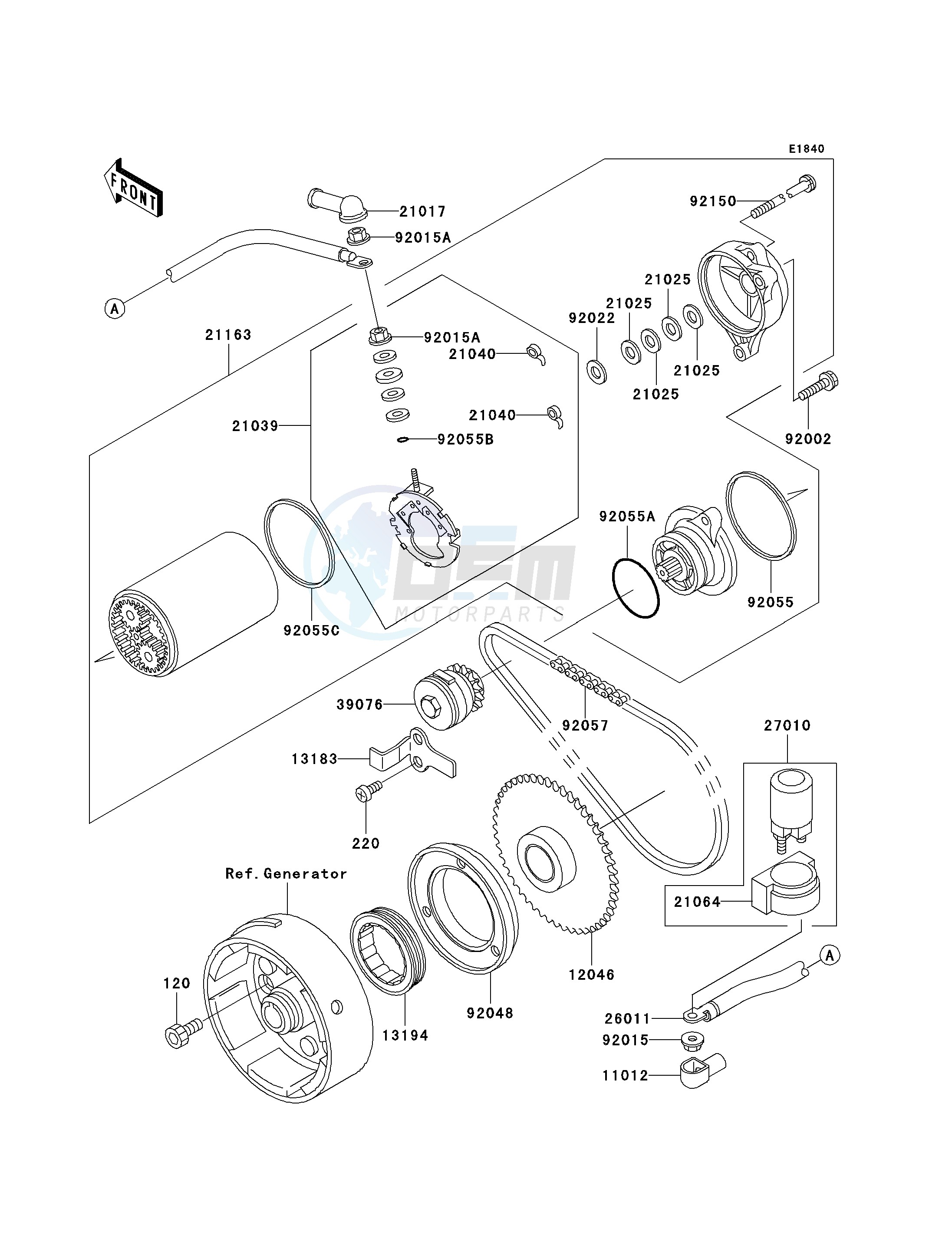 STARTER MOTOR blueprint